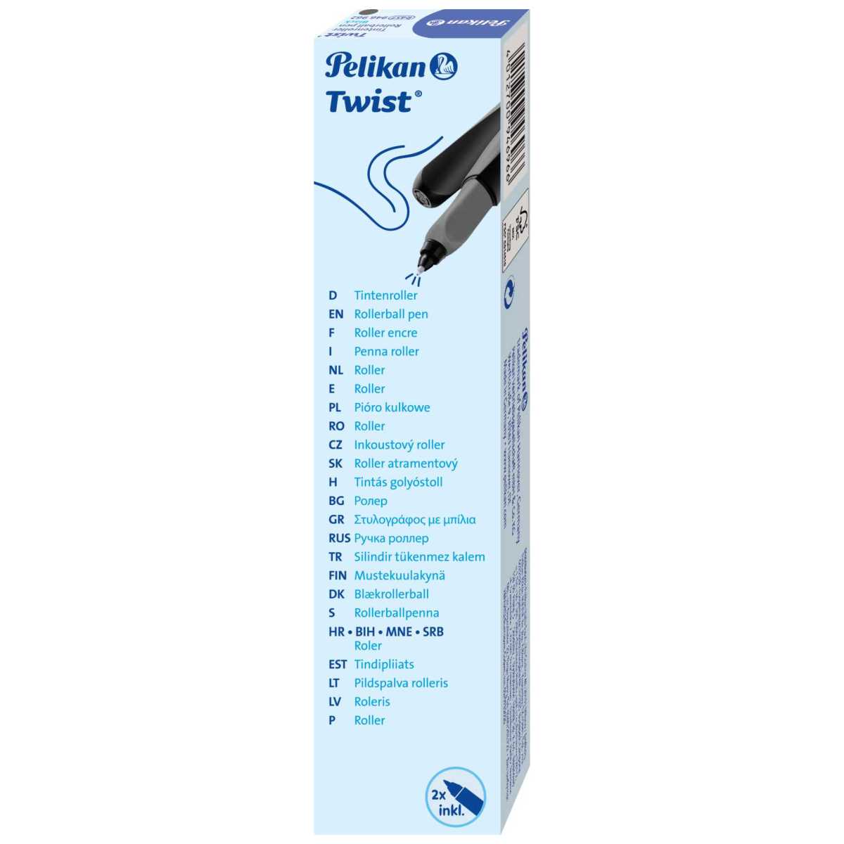 PELIKAN Tintenroller Twist R457 schwarz
