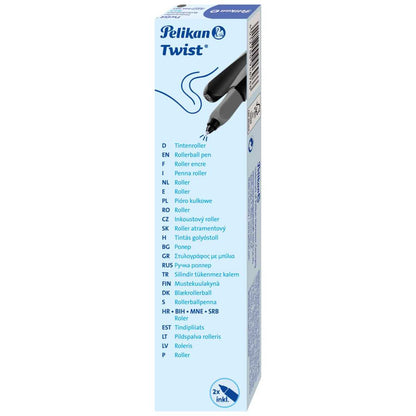 PELIKAN Tintenroller Twist R457 schwarz