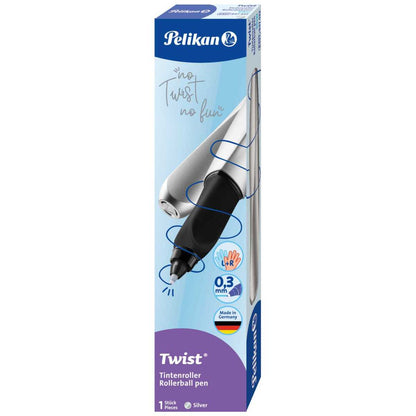 PELIKAN Tintenroller Twist R457 silber