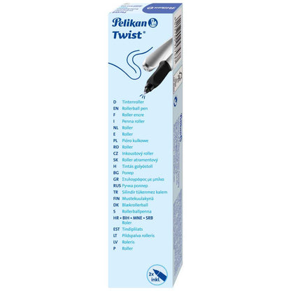 PELIKAN Tintenroller Twist R457 silber