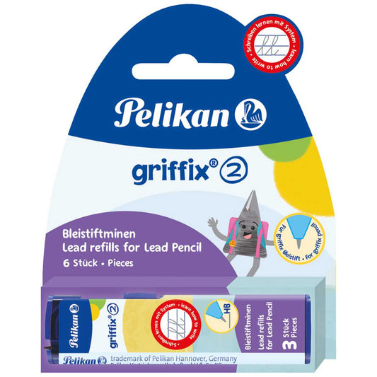 PELIKAN Minen für Bleistift Griffix, 2x3 Minen, Ø=2mm