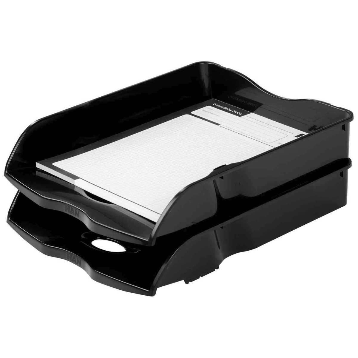 HAN Briefablage Re-LOOP A4 schwarz 100% Recyclingmater