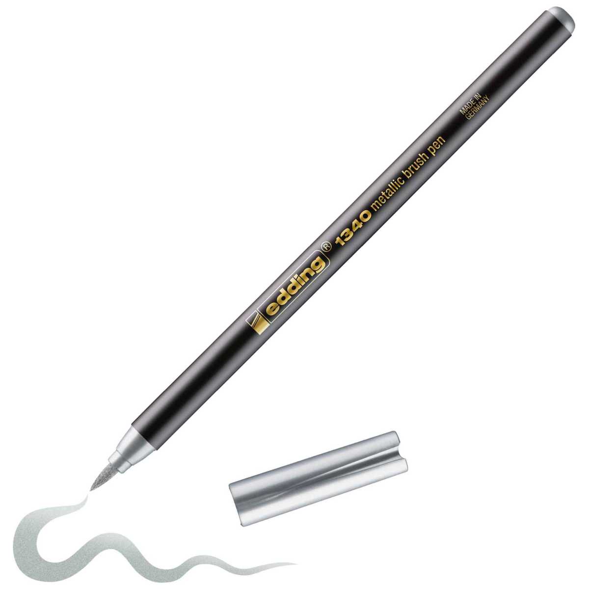 EDDING Pinselmaler Brushpen 1340 1-5mm metallic silber
