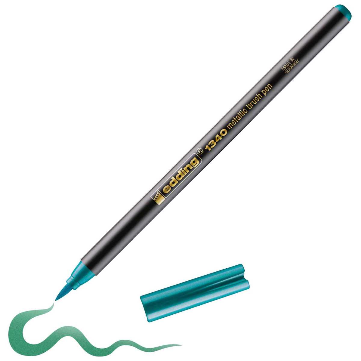 EDDING Pinselmaler Brushpen 1340 1-5mm grün metallic