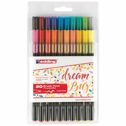 EDDING Pinselmaler Brushpen 1340 1-5mm 20 Farben