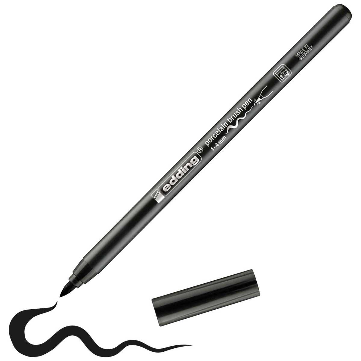 EDDING Porzellan Pinselstift 4200 schwarz 1-4mm