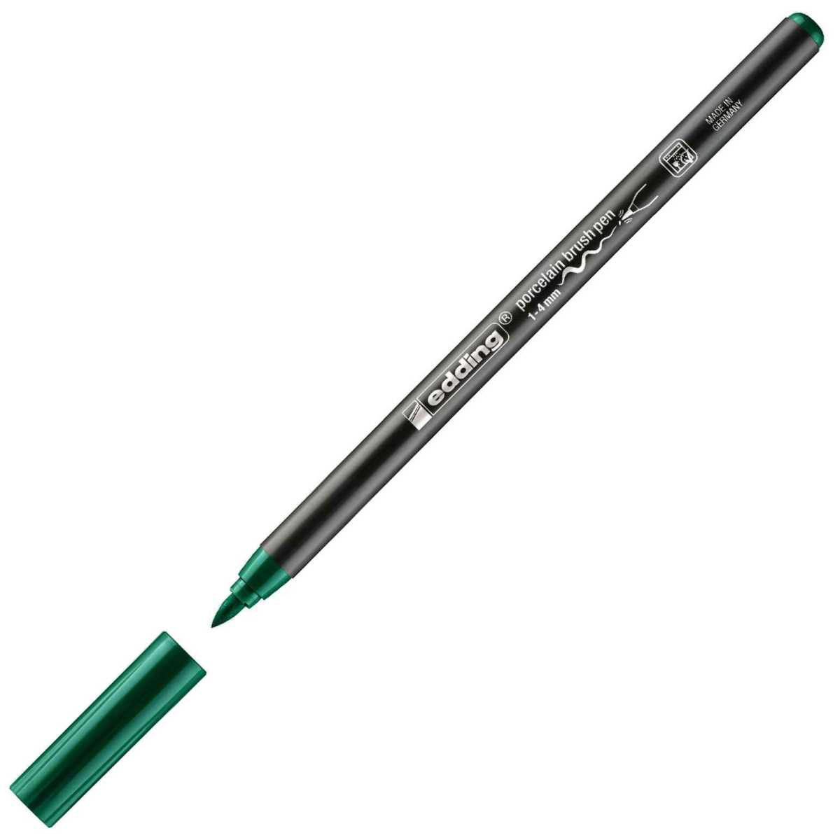 EDDING Porzellan Pinselstift 4200 grün 1-4mm