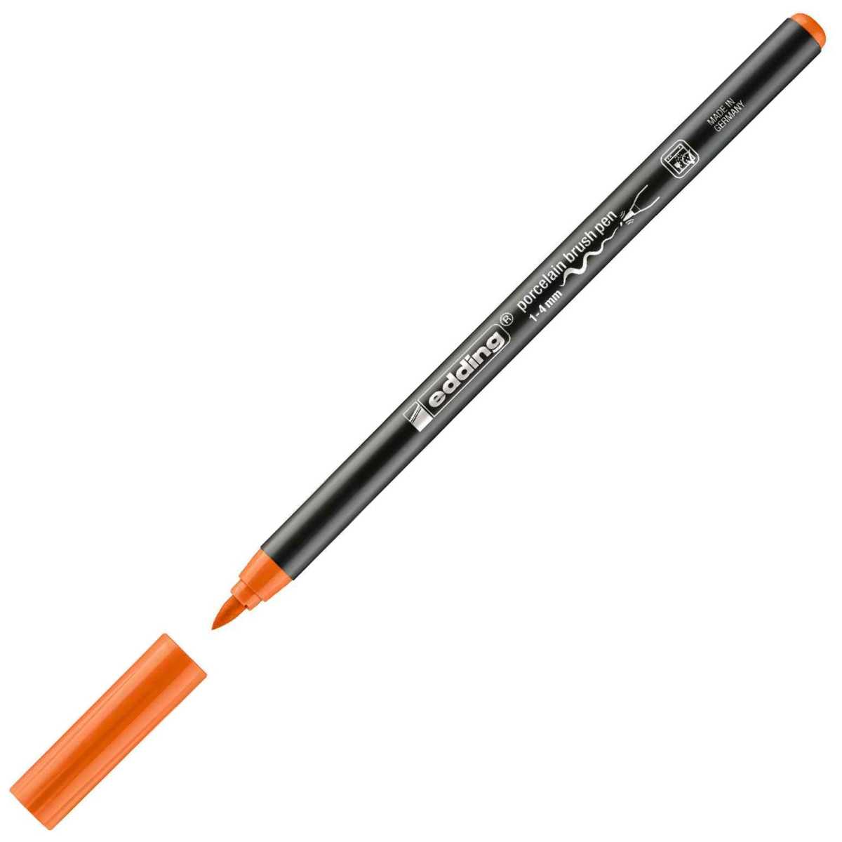 EDDING Porzellan Pinselstift 4200 orange 1-4mm