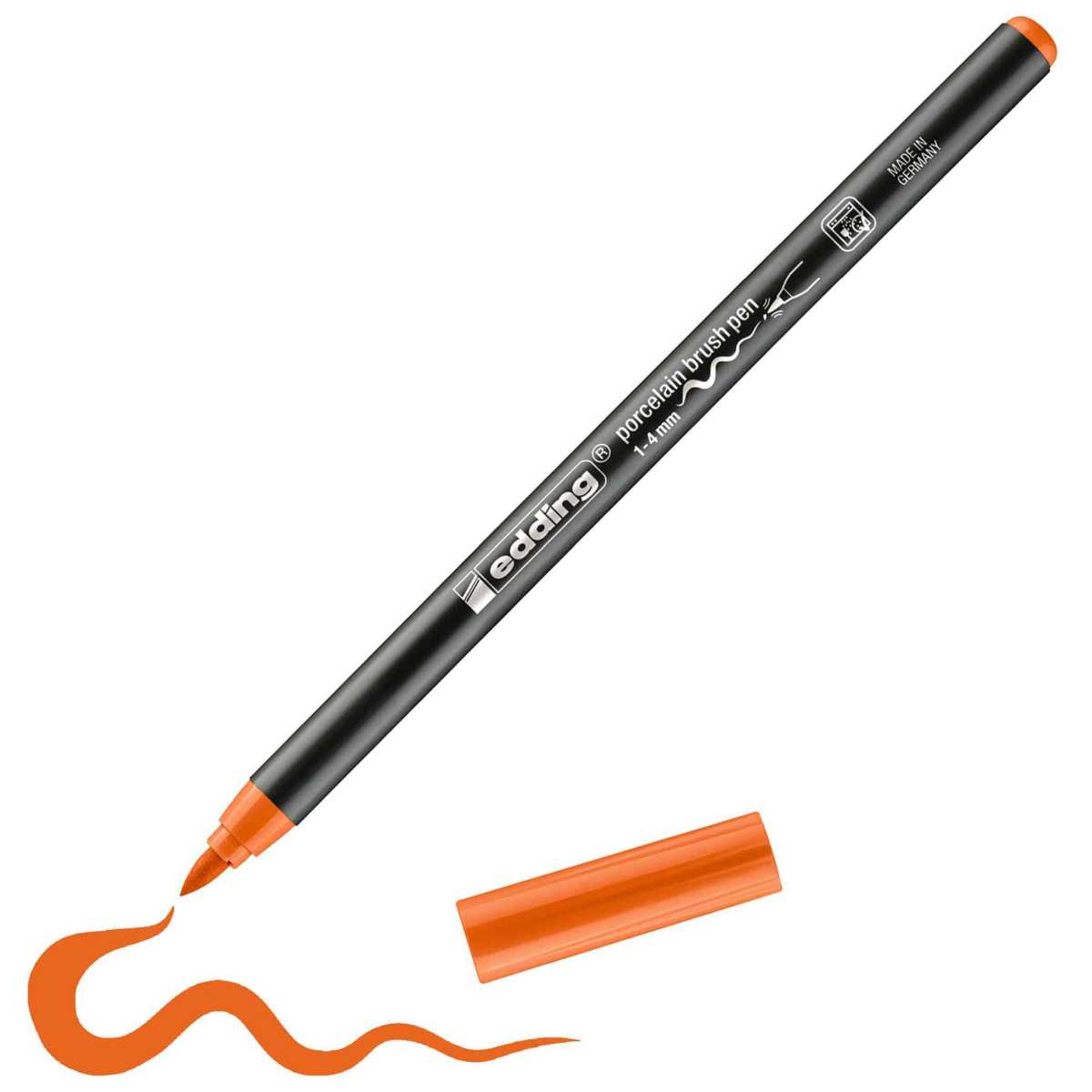 EDDING Porzellan Pinselstift 4200 orange 1-4mm