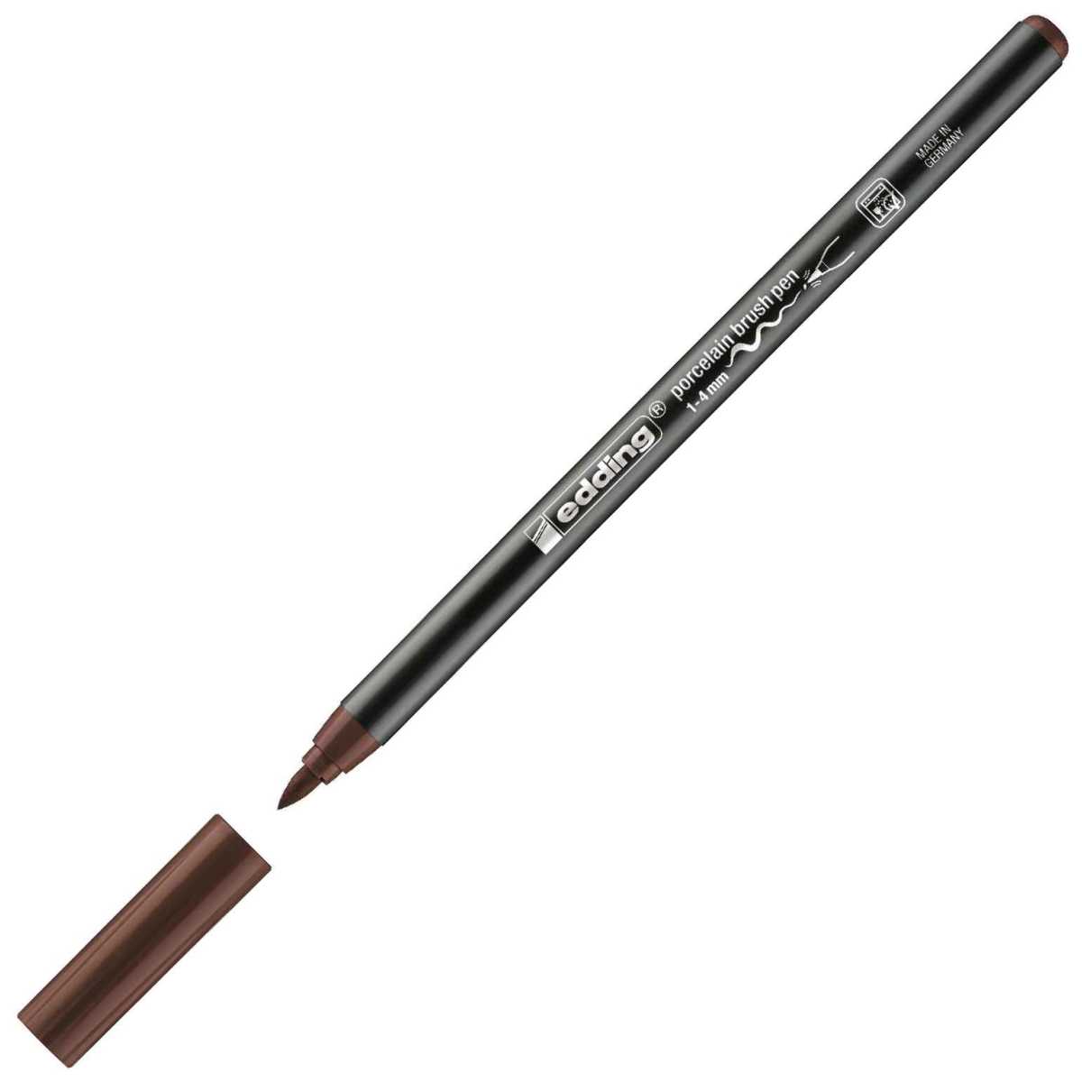 EDDING Porzellan Pinselstift 4200 braun 1-4mm