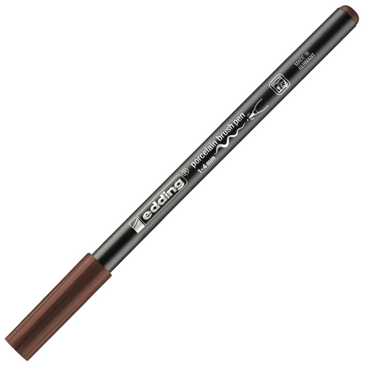 EDDING Porzellan Pinselstift 4200 braun 1-4mm