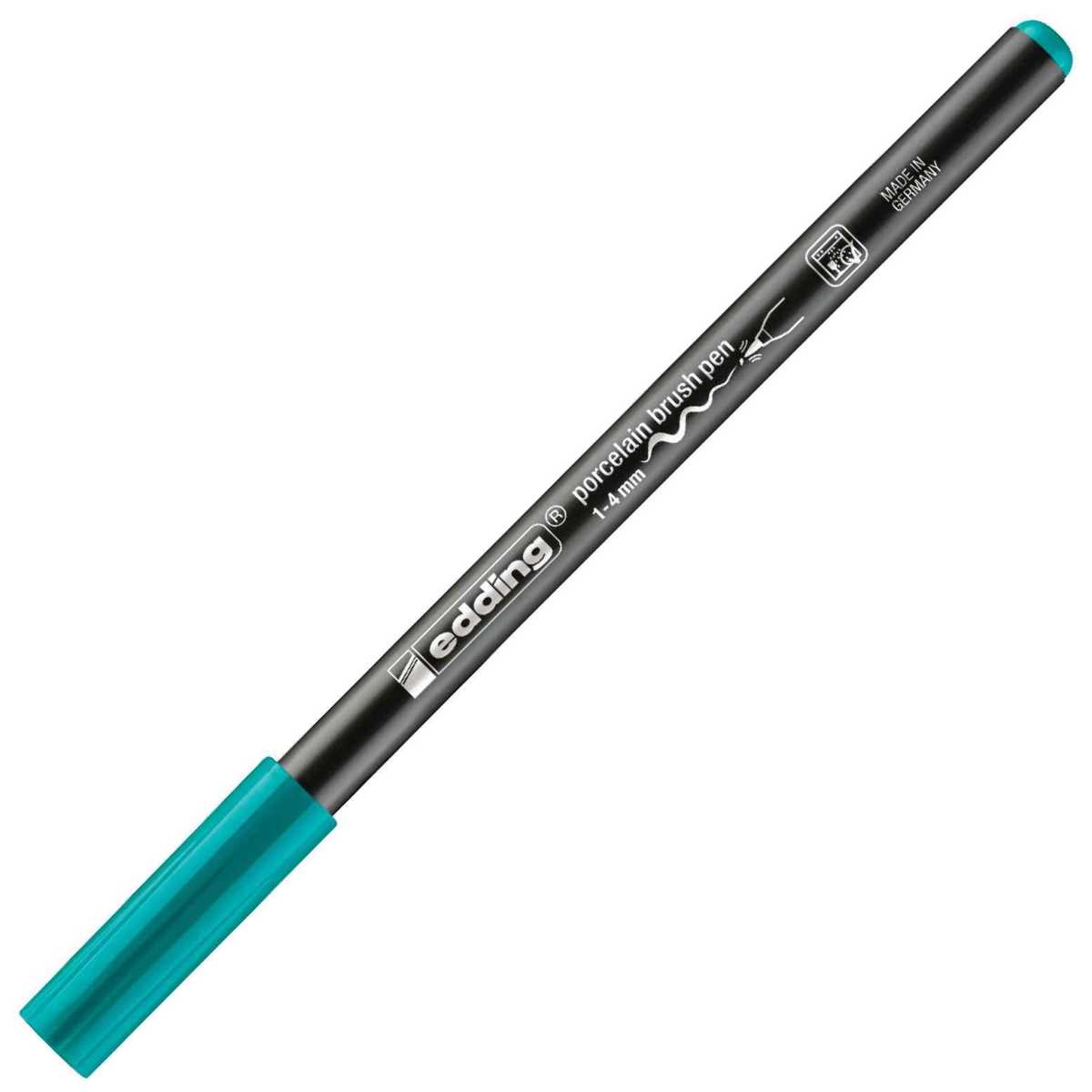 EDDING Porzellan Pinselstift 4200 türkis 1-4mm