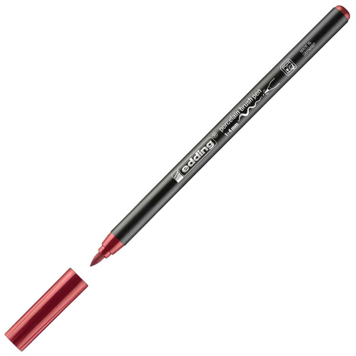 EDDING Porzellan Pinselstift 4200 karmesin 1-4mm