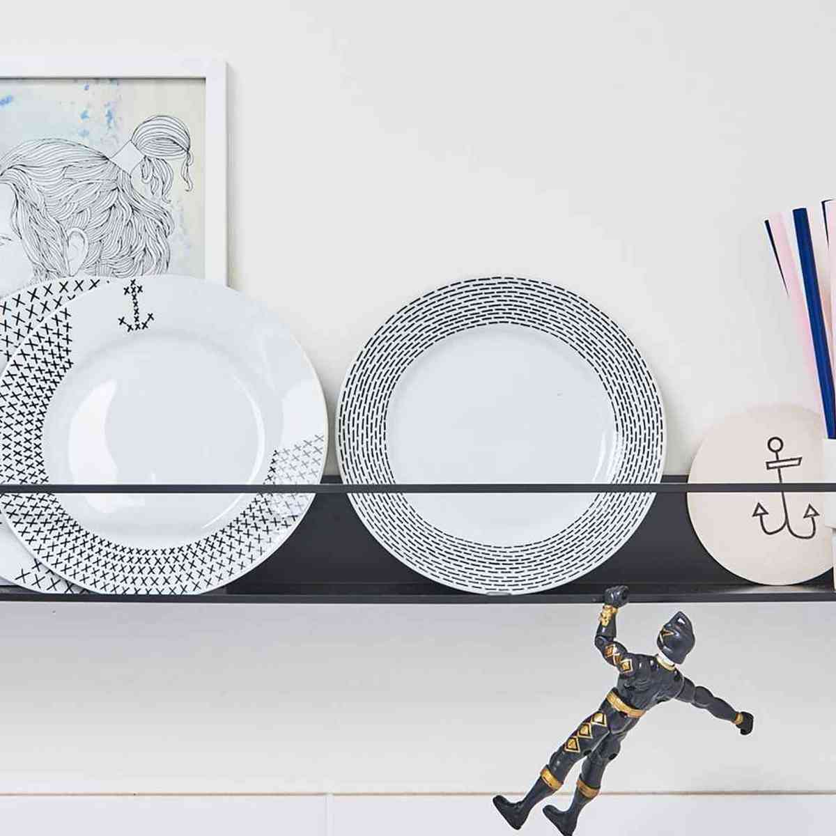 EDDING Porzellan Pinselstift 4200 6er Set -Cool Colors-