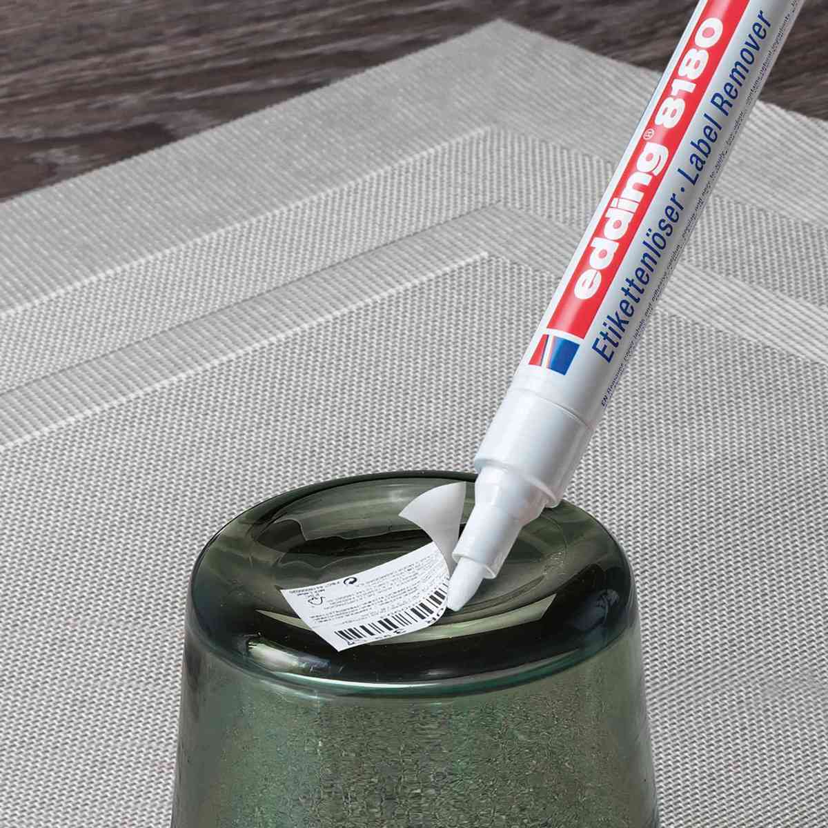 EDDING 8180 Etikettenlöser / Etikettenentferner Stift ca. 4mm