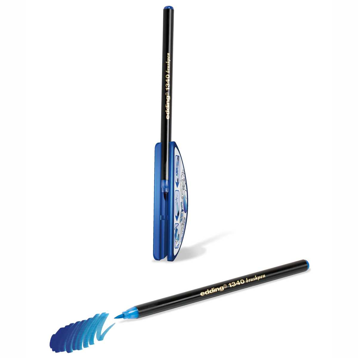 EDDING Pinselstift Brushpen 1340 Colour Happy Set 20 Farben + Mixer GRATIS