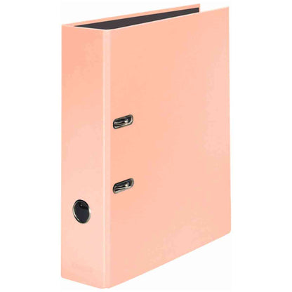 FALKEN Ordner Pastell Color A4 80mm pfirsich-orange