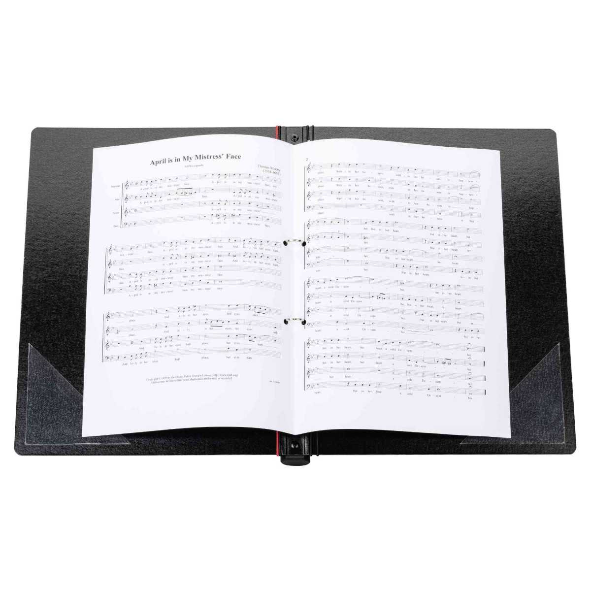 FALKEN Chormappe Notenmappe Gloria Premium A4 schwarz