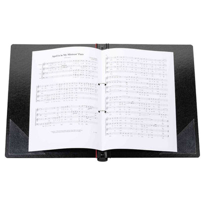 FALKEN Chormappe Notenmappe Gloria Premium A4 schwarz