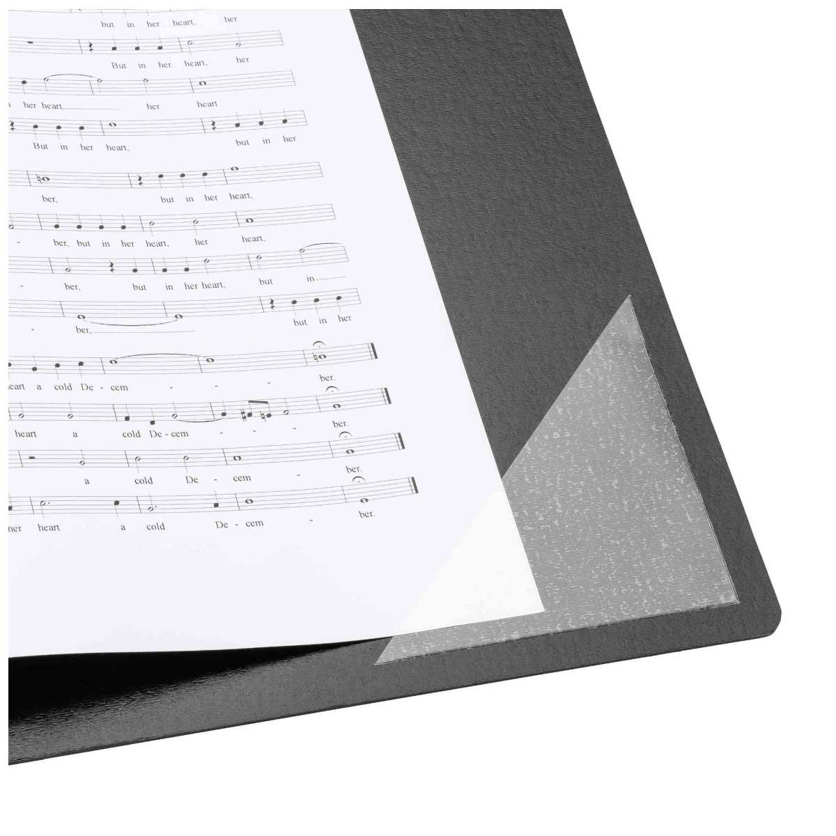 FALKEN Chormappe Notenmappe Gloria Premium A4 schwarz
