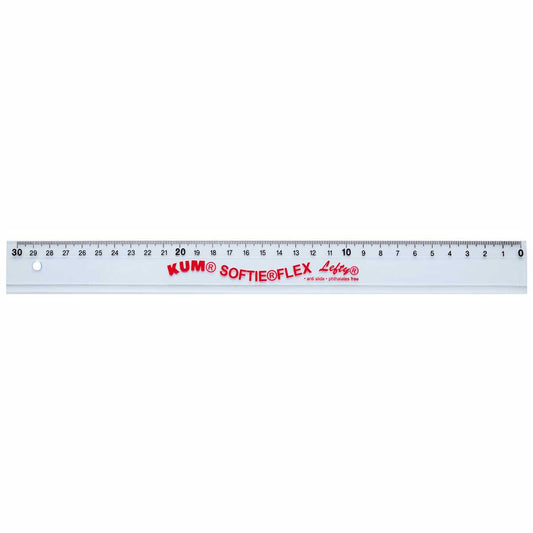 KUM Linkshänder-Lineal 30cm Lefty L3 Softie Flex