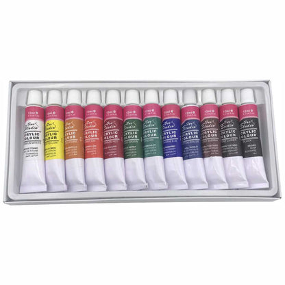 Acrylfarben Set 12 Farben mit je 12ml