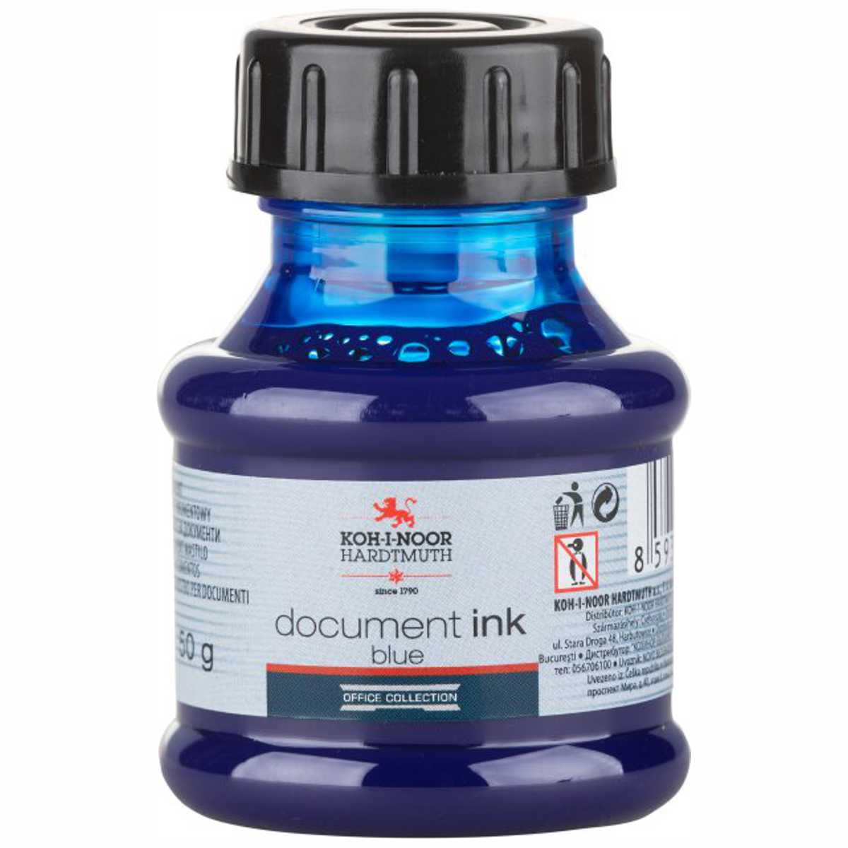 KOH-I-NOOR Tinte in Flasche 50ml königsblau dokumentenecht