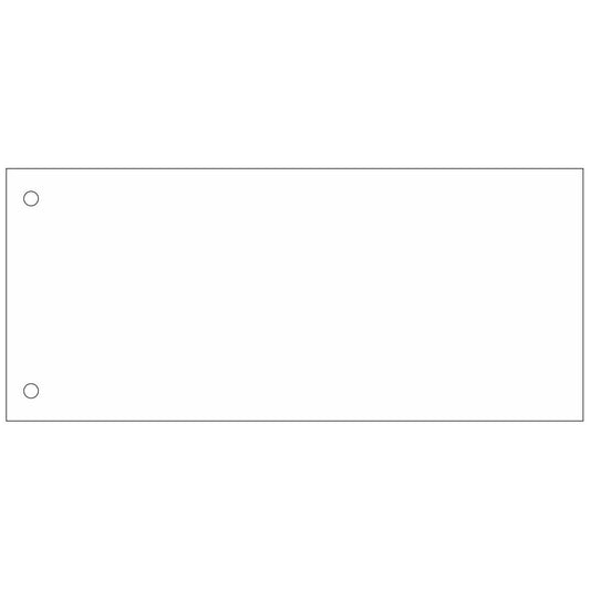 Trennstreifen 24 x 10,5 cm weiß 190g
