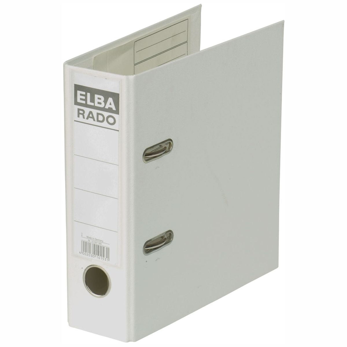 ELBA Ordner 10597 rado plast PVC A5 hoch 75mm weiß
