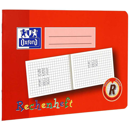 OXFORD / LANDRE Rechenheft / Zahlenheft A5 R quer kariert 16 Blatt