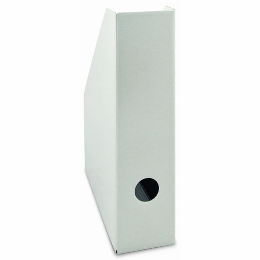 LANDRE Stehsammler Pappe A4 schmal 7 x 22,5 x 30cm weiß