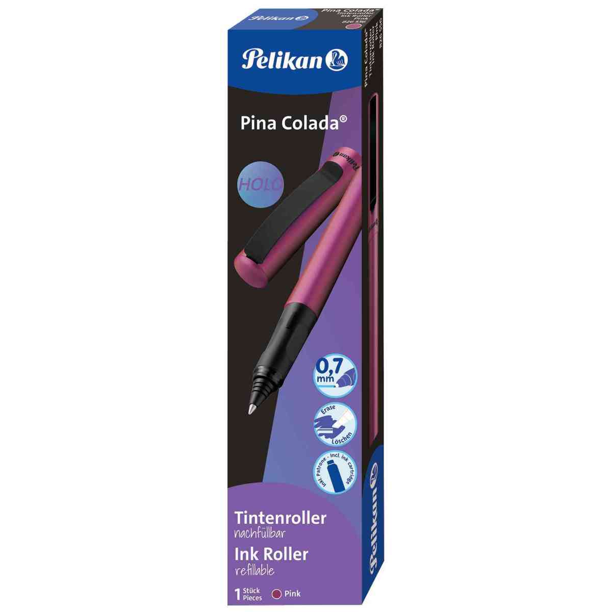 PELIKAN Tintenroller Pina Colada Holo Pink R+L