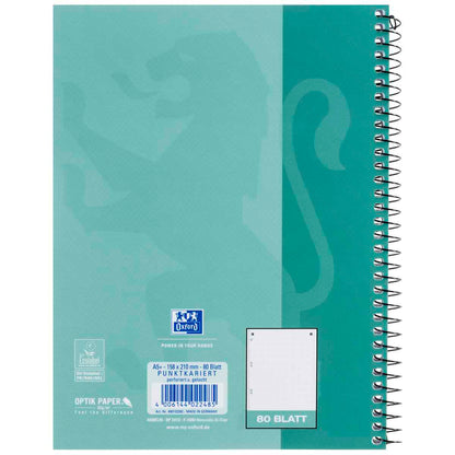 OXFORD Collegeblock OptikPaper A5 80 Blatt dotted (punktkariert) 90g