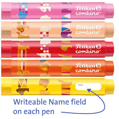 PELIKAN Fasermaler Combino super411/9 extra dick 9 Farben