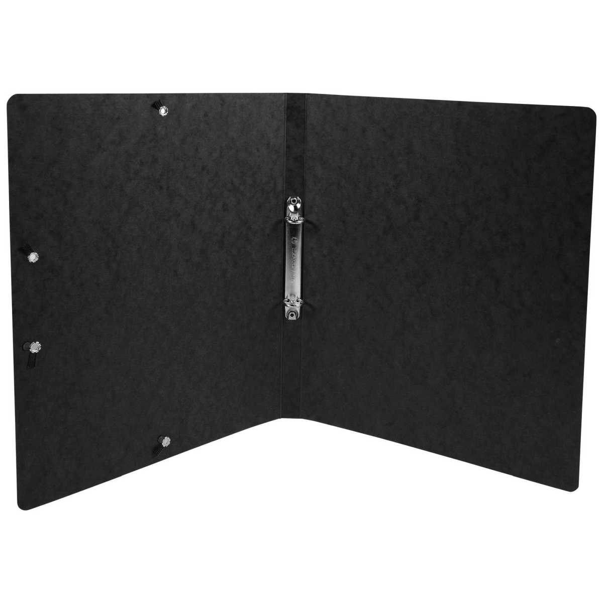 EXACOMPTA Ringbuch Iderama A4 2-Ring 15mm mit Gummizug schwarz