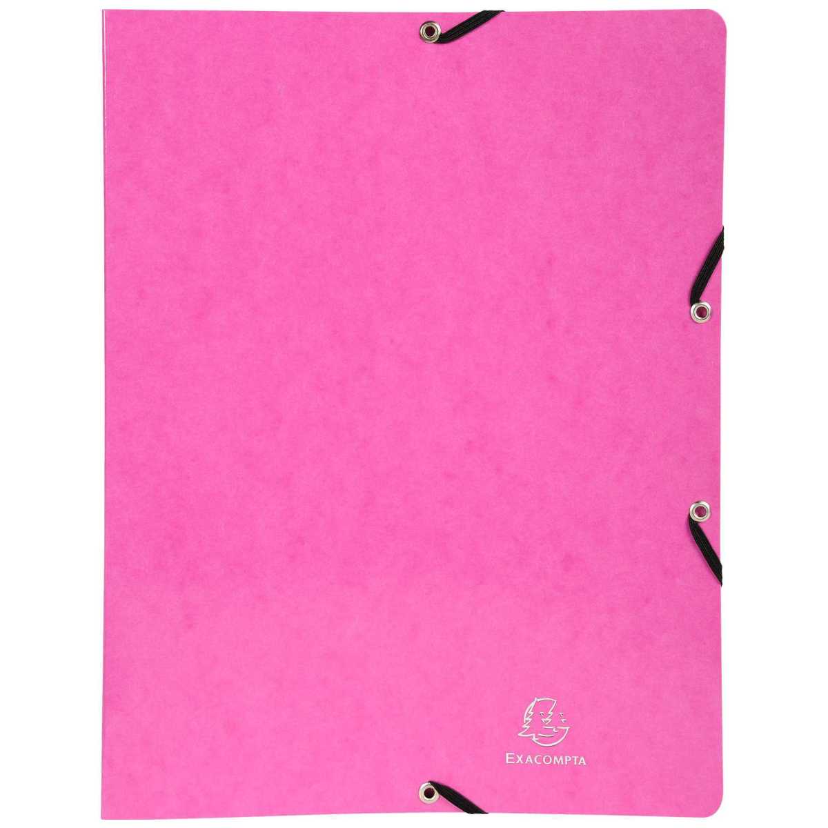EXACOMPTA Ringbuch Iderama A4 2-Ring 15mm mit Gummizug rosa