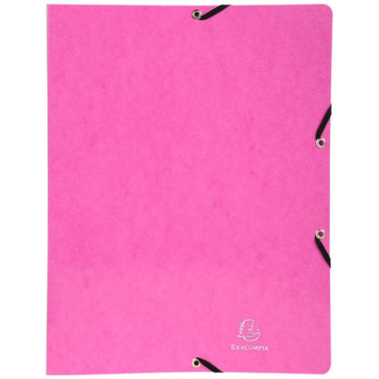 EXACOMPTA Ringbuch Iderama A4 2-Ring 15mm mit Gummizug rosa