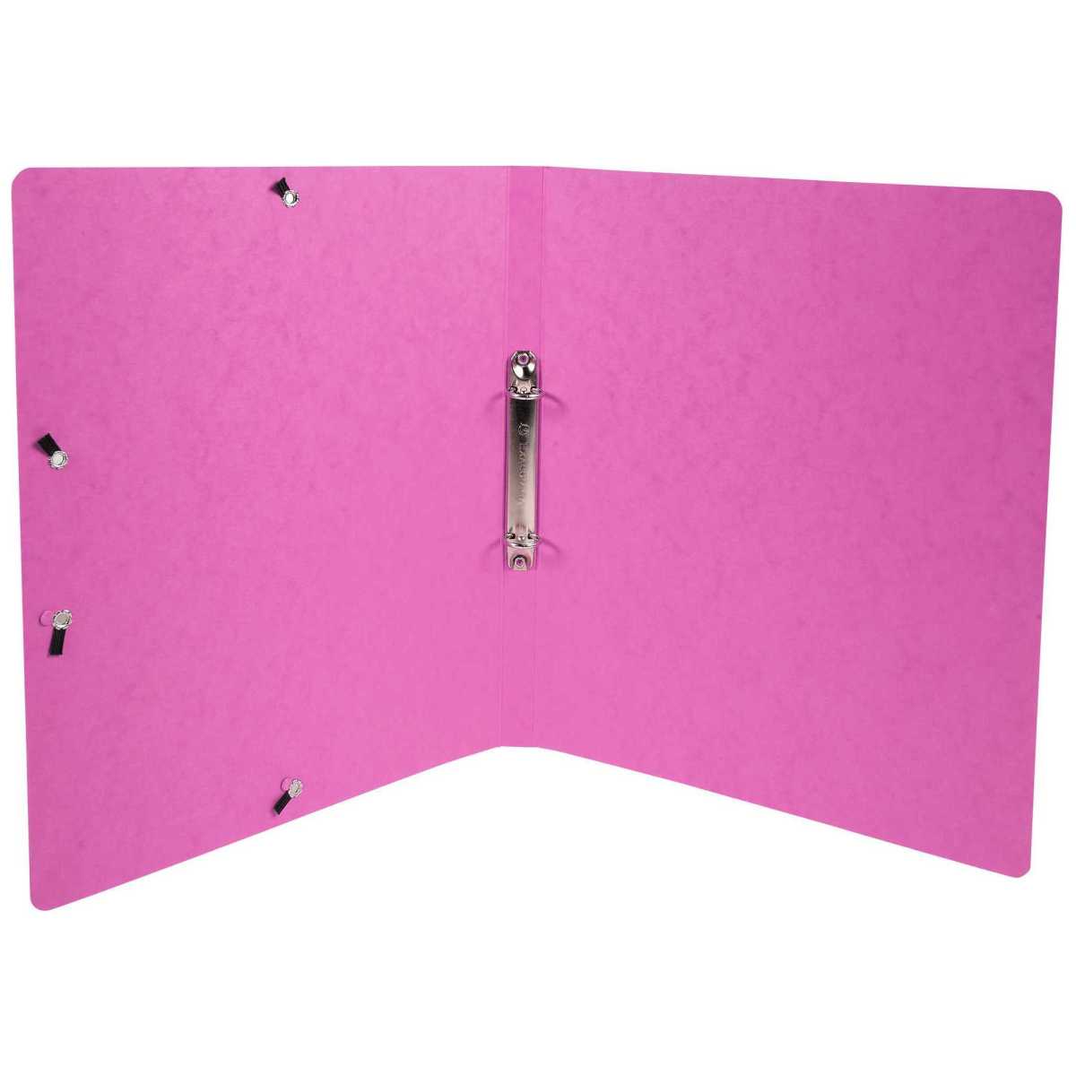 EXACOMPTA Ringbuch Iderama A4 2-Ring 15mm mit Gummizug rosa