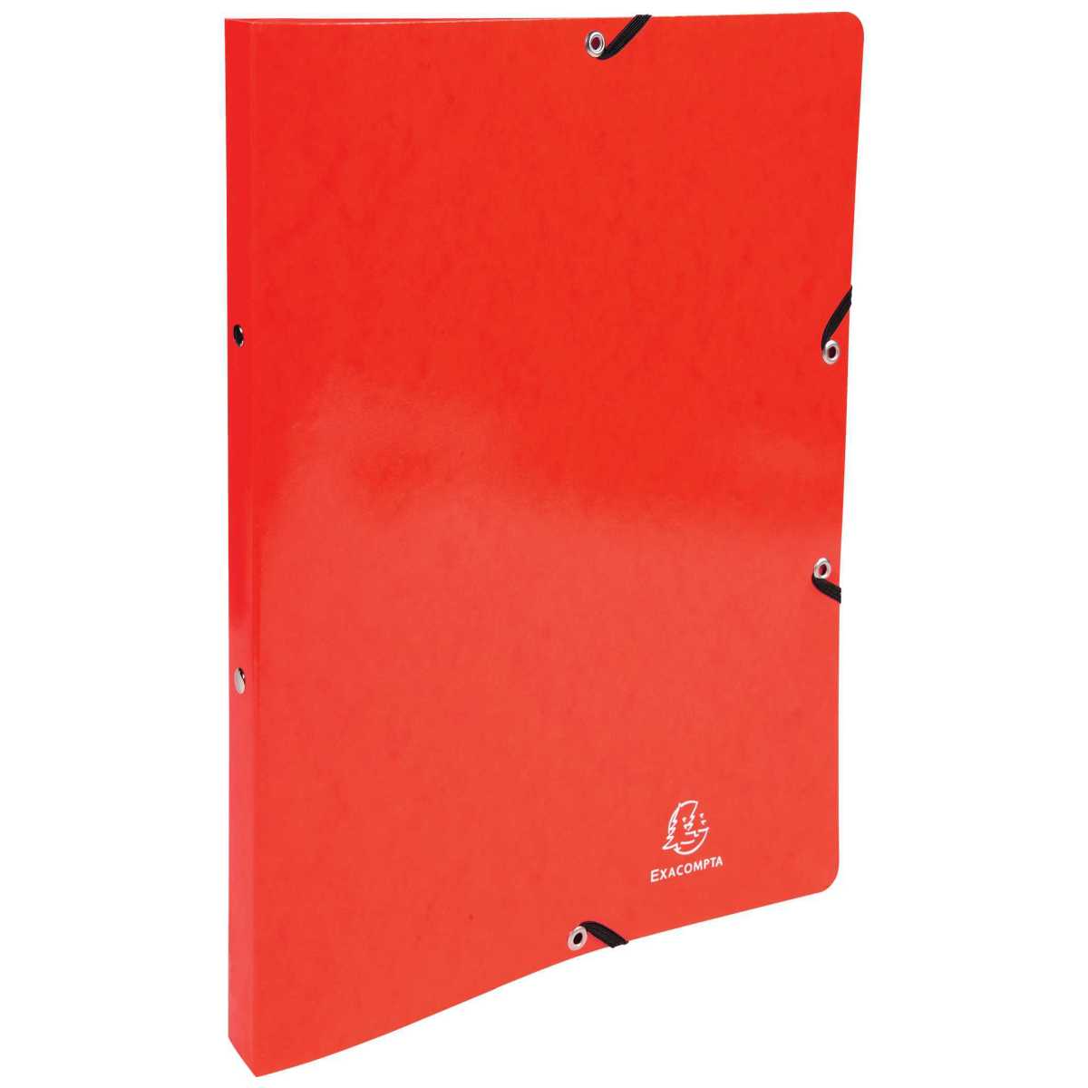EXACOMPTA Ringbuch Iderama A4 2-Ring 15mm mit Gummizug rot