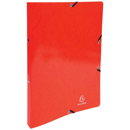 EXACOMPTA Ringbuch Iderama A4 2-Ring 15mm mit Gummizug rot
