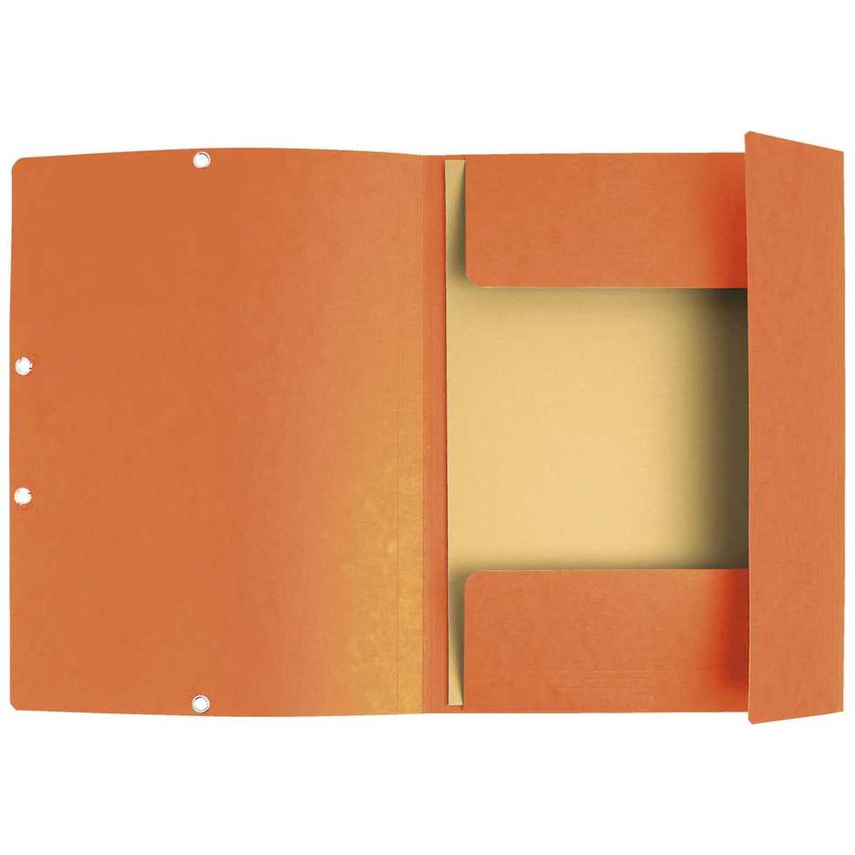 EXACOMPTA Eckspannermappe A4 orange Manilakarton 400g