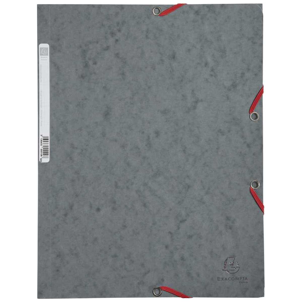 EXACOMPTA Eckspannermappe A4 grau Manilakarton 400g