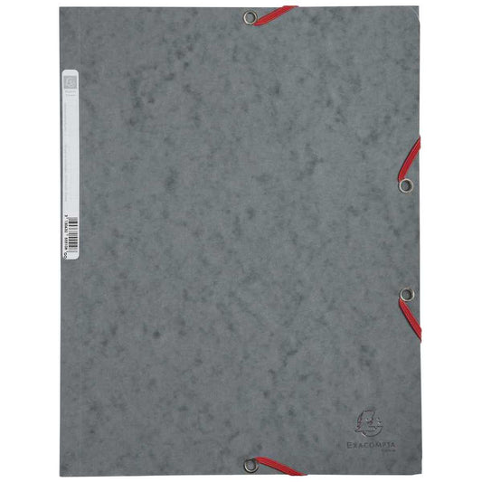 EXACOMPTA Eckspannermappe A4 grau Manilakarton 400g