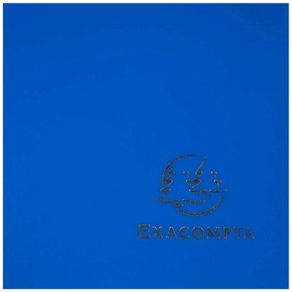 EXACOMPTA Sammelmappe A4 Kunststoff mit Gummi blau