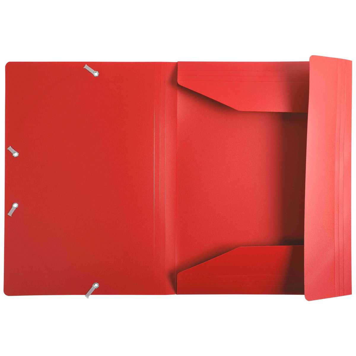 EXACOMPTA Sammelmappe A4 Kunststoff mit Gummi rot