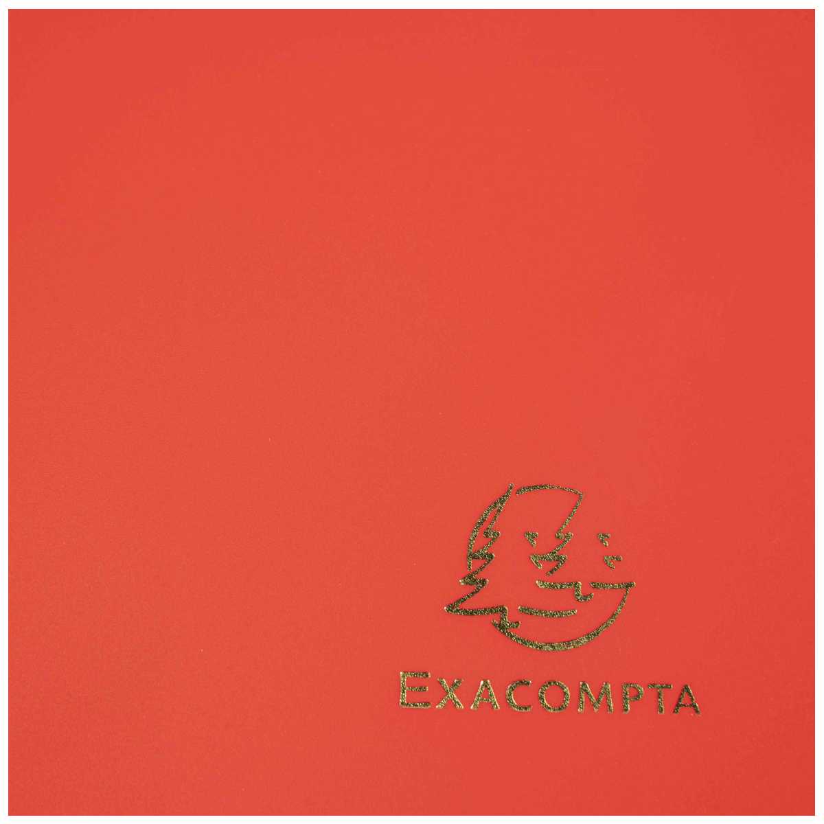 EXACOMPTA Sammelmappe A4 Kunststoff mit Gummi rot