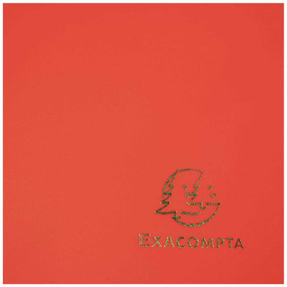 EXACOMPTA Sammelmappe A4 Kunststoff mit Gummi rot