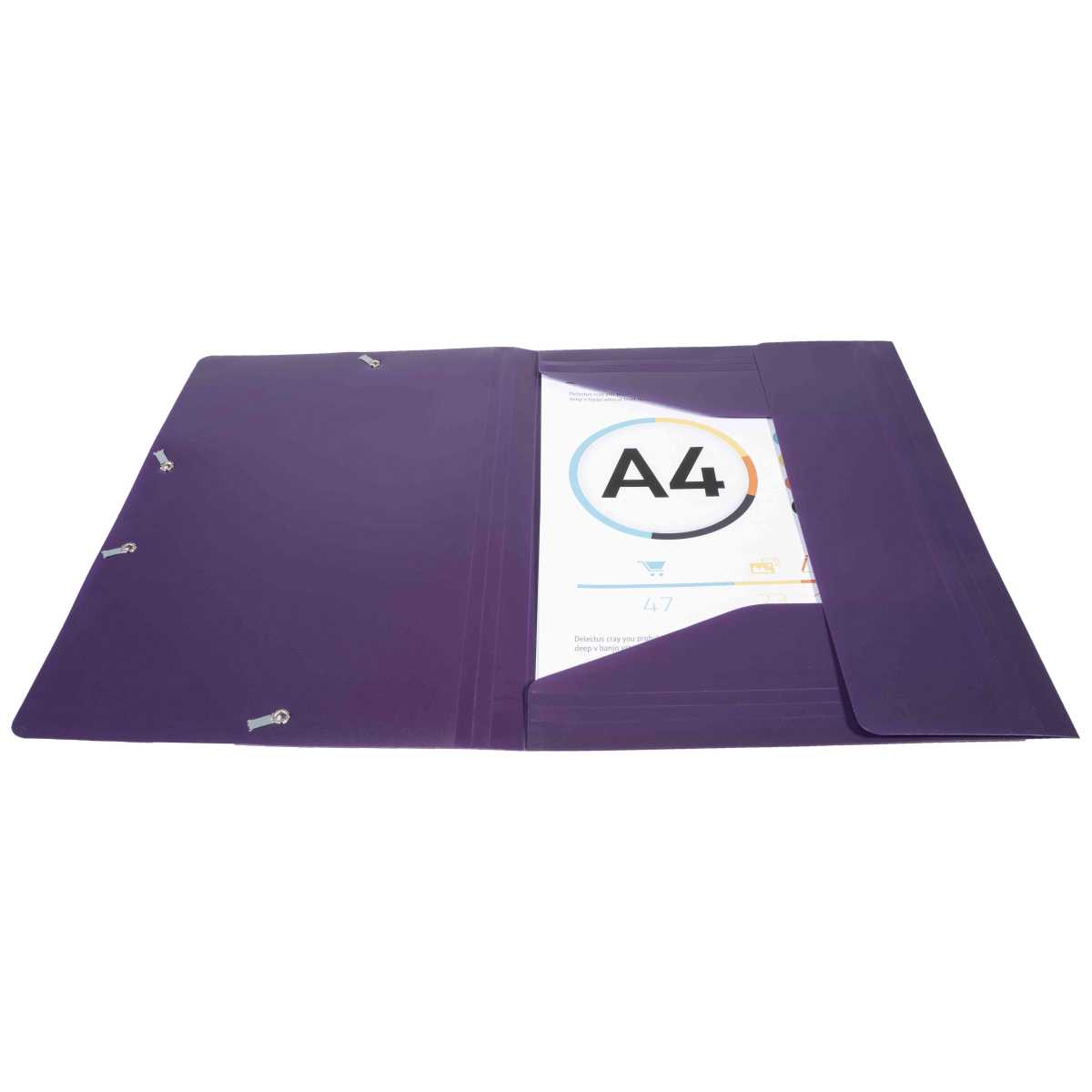 EXACOMPTA Sammelmappe A4 Kunststoff mit Gummi malve