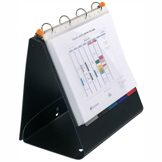 EXACOMPTA Präsentationsringuch / Tisch Flip-Chart ExaShow 56034E A4 4-Ring schwarz
