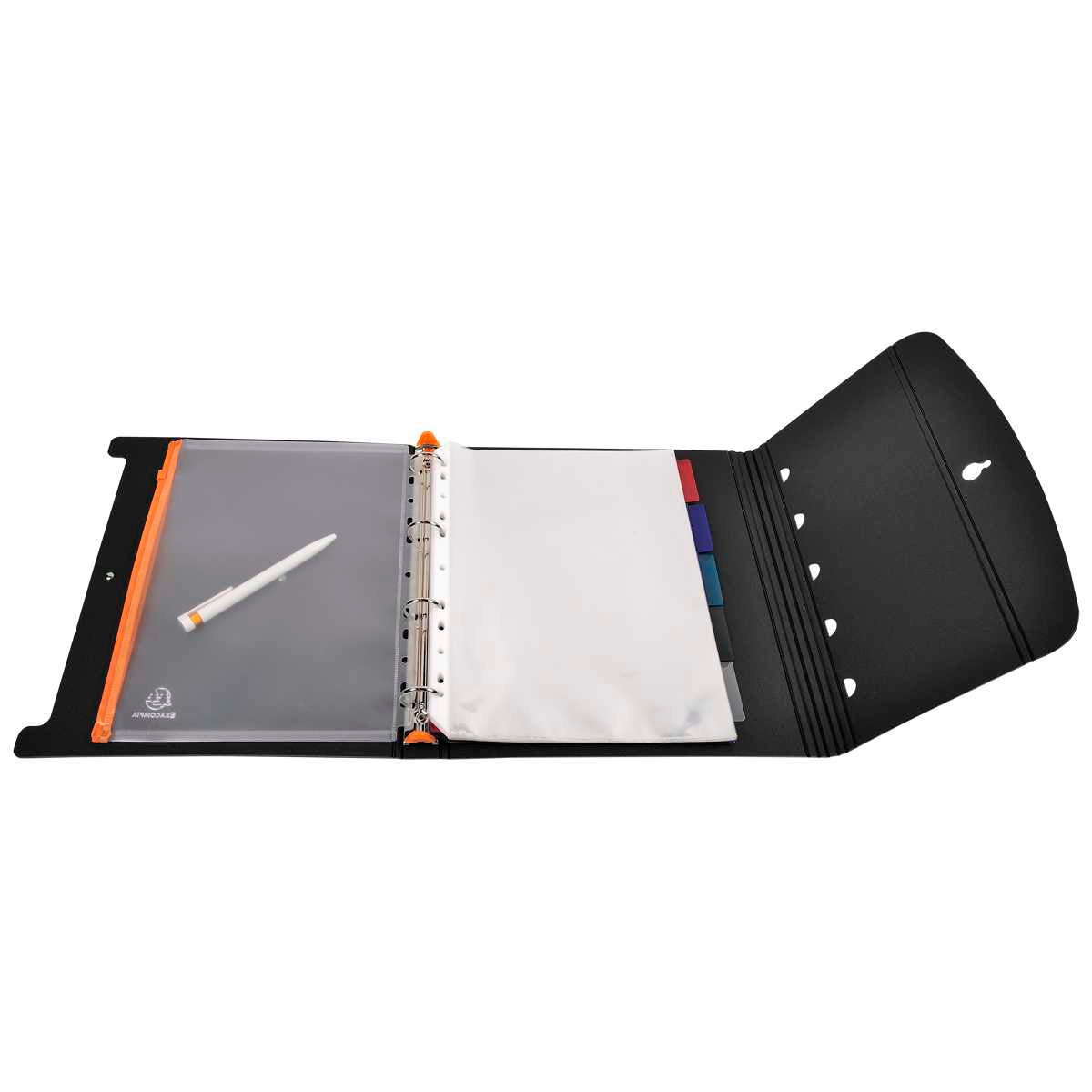 EXACOMPTA Präsentationsringuch / Tisch Flip-Chart ExaShow 56034E A4 4-Ring schwarz